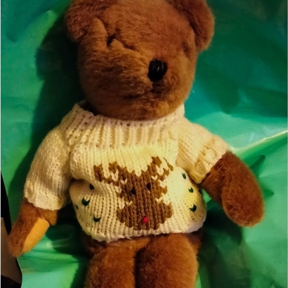 Vintage Cmc jointed plush Bear